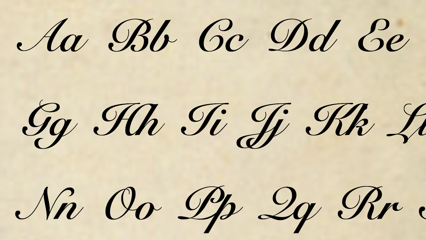 Driscoll Alphabet